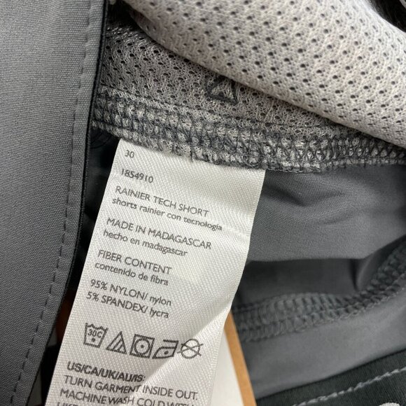 NEW Eddie Bauer Men's Size 30 Rainier 10" Tech Short Gray Cargo Outdoor - Picture 7 of 8